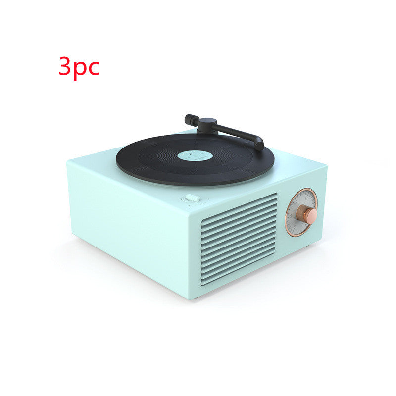 Wireless Mini Portable Retro Phonograph Bluetooth-Compatible Speaker