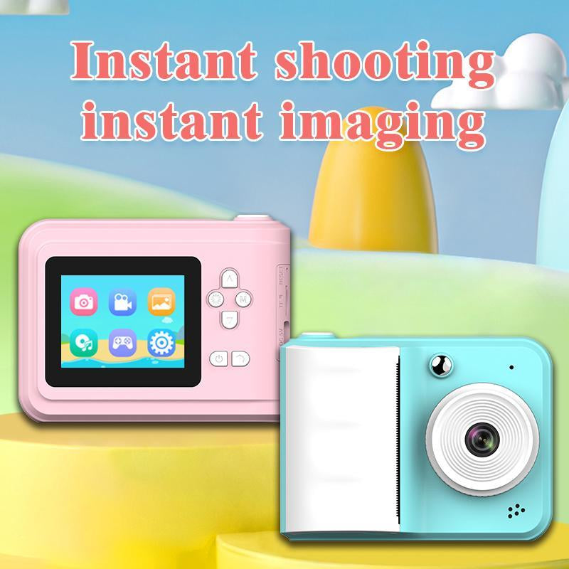 Instant Printing Camera, 2.4 Inch Large Screen Multifunctional APP Control Camera with Instant Printing, Fun Editing for Boys & Girls, Photo Camera, Multifunctional Camera, Gifts