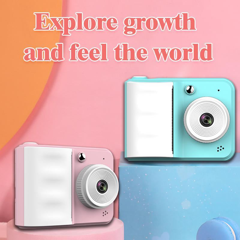 Instant Printing Camera, 2.4 Inch Large Screen Multifunctional APP Control Camera with Instant Printing, Fun Editing for Boys & Girls, Photo Camera, Multifunctional Camera, Gifts