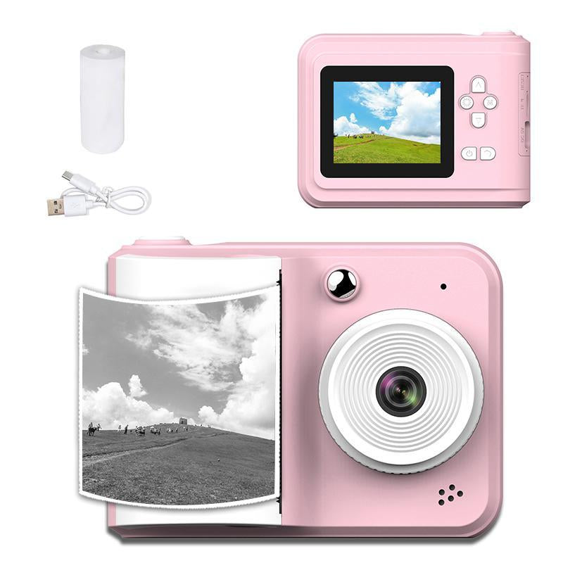 Instant Printing Camera, 2.4 Inch Large Screen Multifunctional APP Control Camera with Instant Printing, Fun Editing for Boys & Girls, Photo Camera, Multifunctional Camera, Gifts